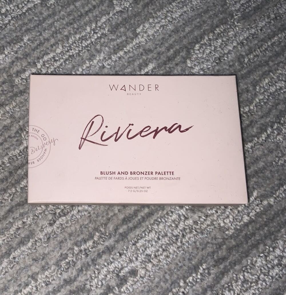 WANDER RIVIERA BLUSH N BRONZER PALETTE (NWB/Full Size/Sealed)
